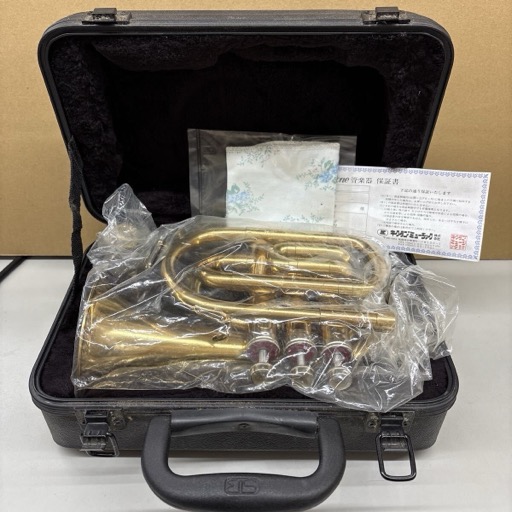 MAXTONE ポケットトランペット トランペット 管楽器